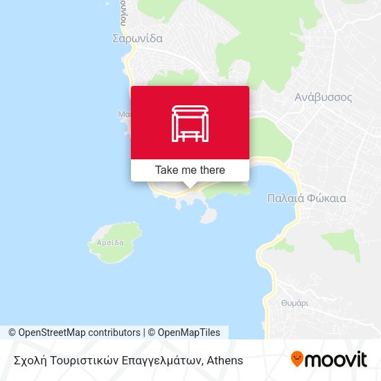 Σχολή Τουριστικών Επαγγελμάτων map