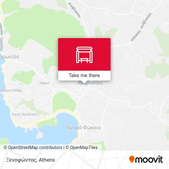 Ξενοφώντος map