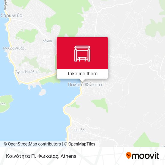 Κοινότητα Π. Φωκαίας map