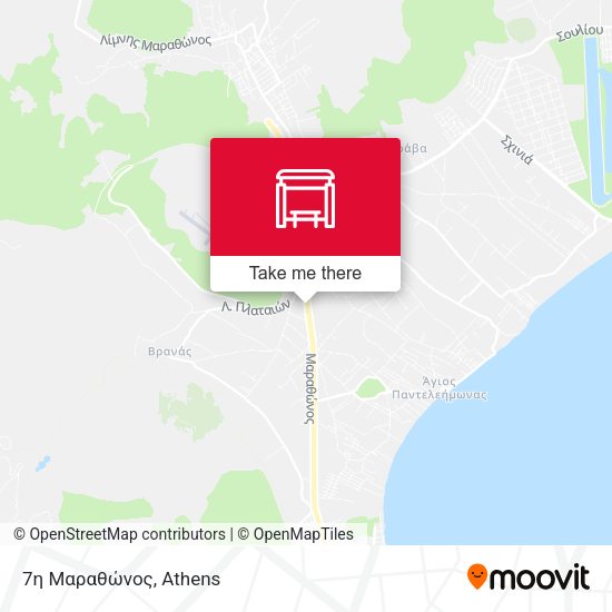 7η Μαραθώνος map