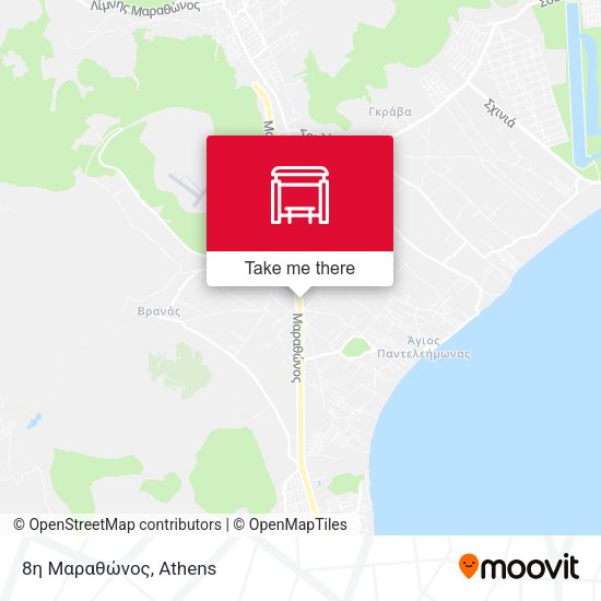 8η Μαραθώνος map