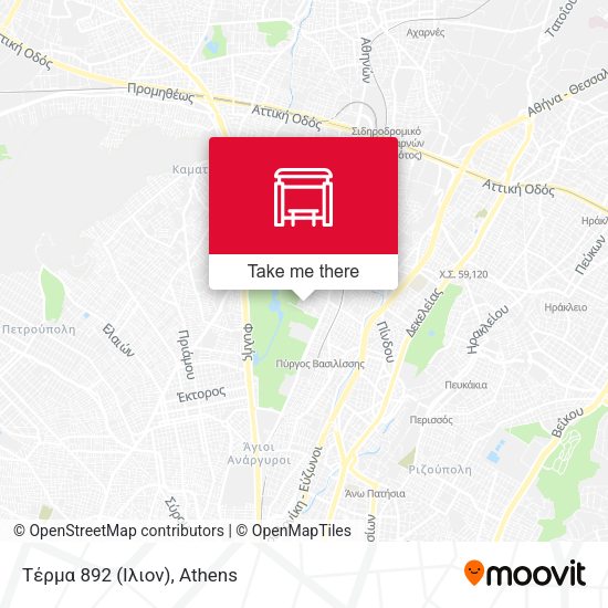Τέρμα 892 (Ιλιον) map