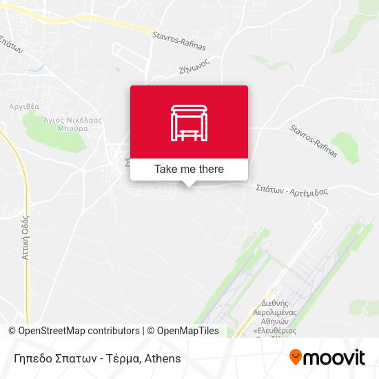 Γηπεδο Σπατων - Τέρμα map