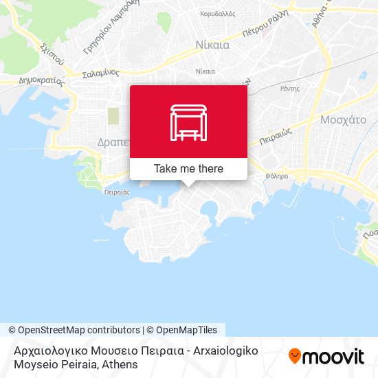 Αρχαιολογικο Μουσειο Πειραια - Arxaiologiko Moyseio Peiraia map