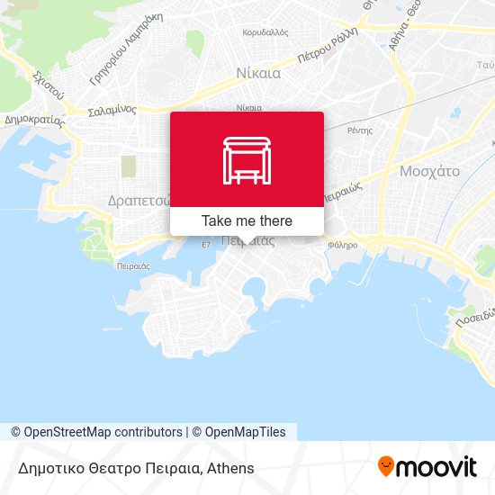 Δημοτικο Θεατρο Πειραια map