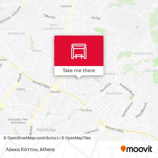 Λάκκα Κόττου map