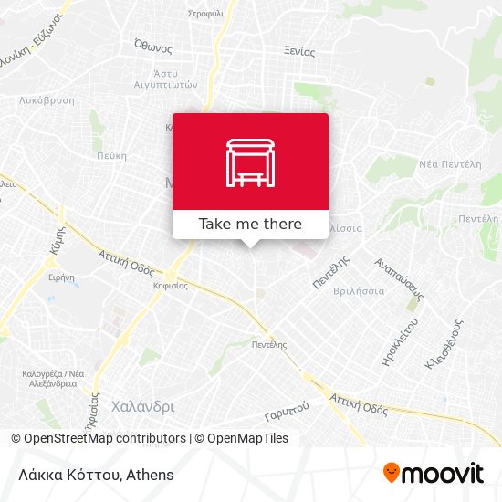 Λάκκα Κόττου map