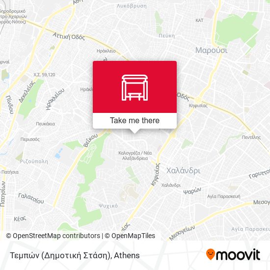 Τεμπών (Δημοτική Στάση) map