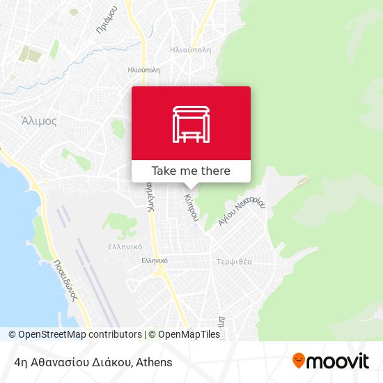 4η Αθανασίου Διάκου map