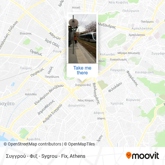 Συγγρού - Φιξ - Sygrou - Fix map