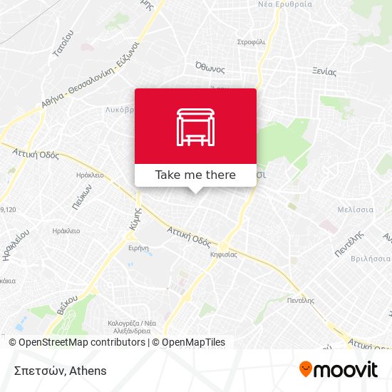Σπετσών map