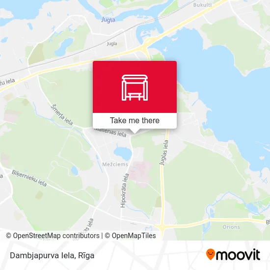 Карта Dambjapurva Iela