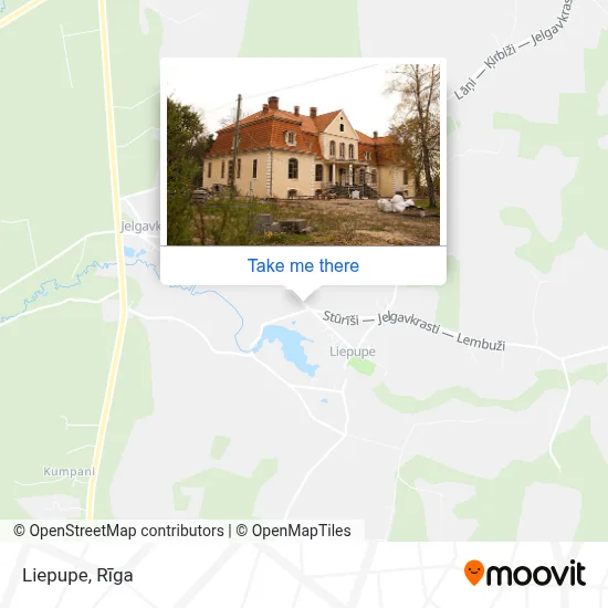 Liepupe map
