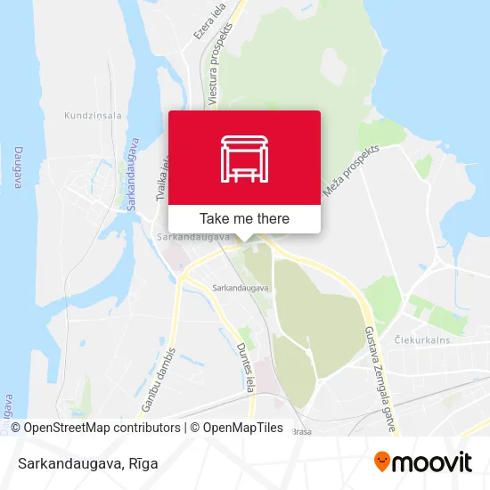 Карта Sarkandaugava