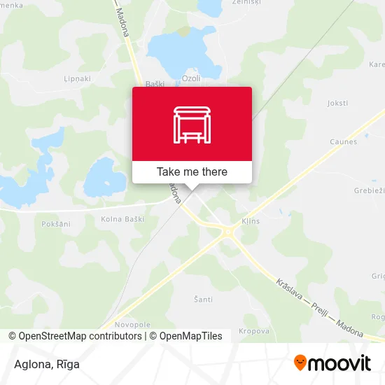 Aglona map