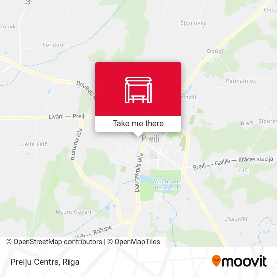 Preiļu Centrs map
