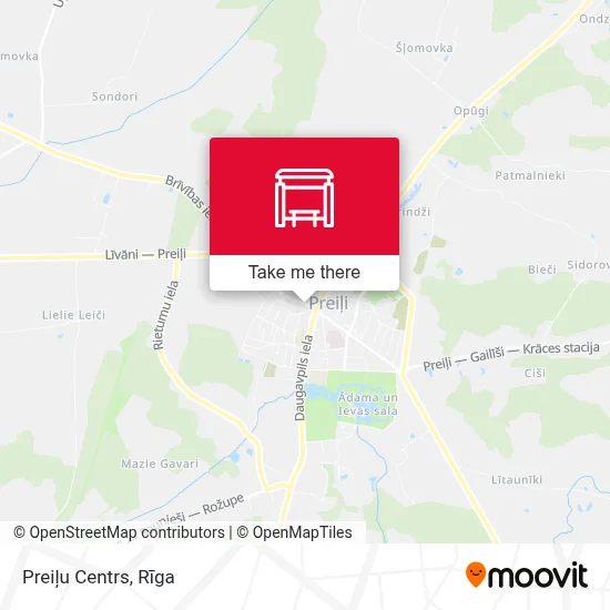Preiļu Centrs map