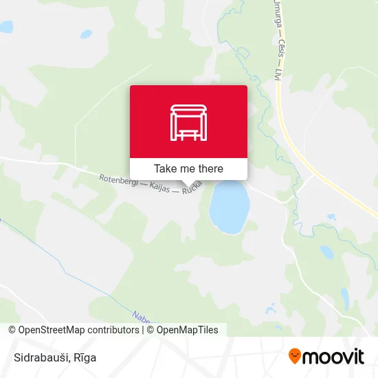 Sidrabauši map
