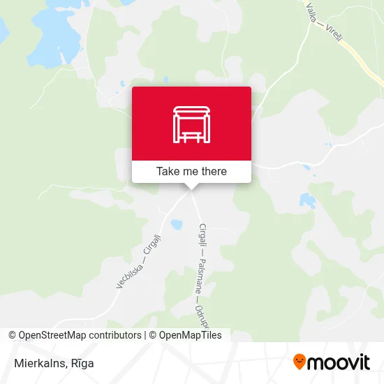 Mierkalns map