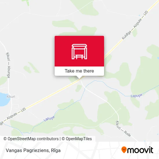 Vangas Pagrieziens map
