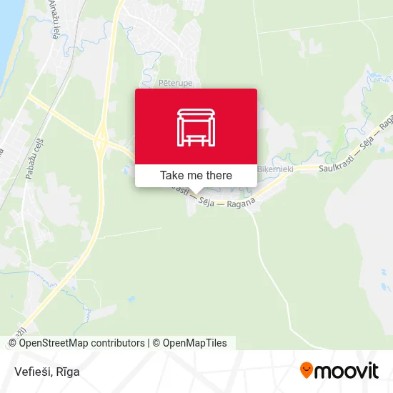 Vefieši map