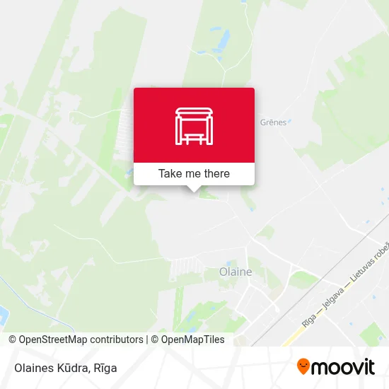 Olaines Kūdra map