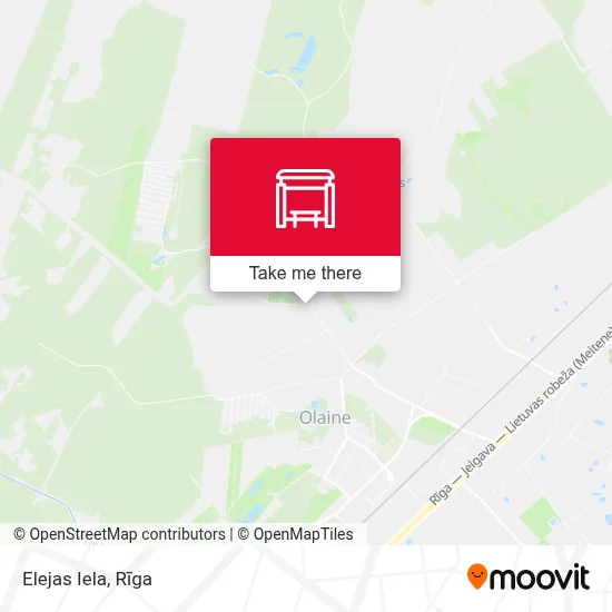 Elejas Iela map