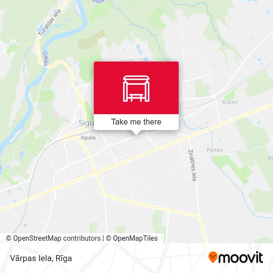 Vārpas Iela map