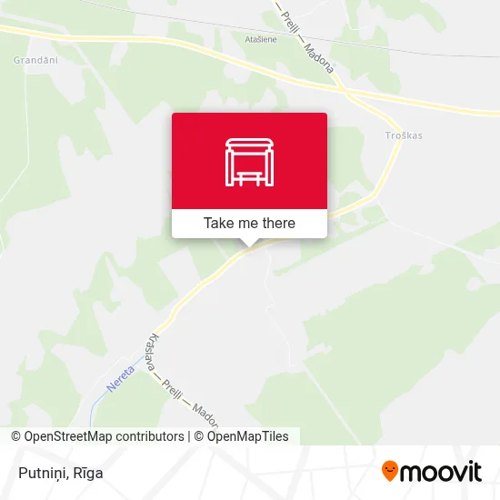Putniņi map