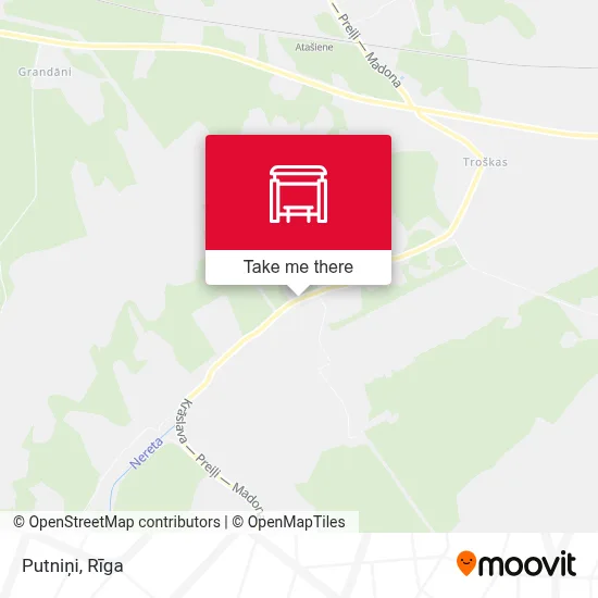 Putniņi map