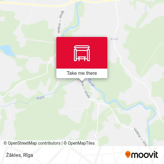 Žākles map