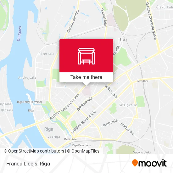 Карта Franču Licejs