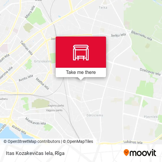 Карта Itas Kozakevičas Iela