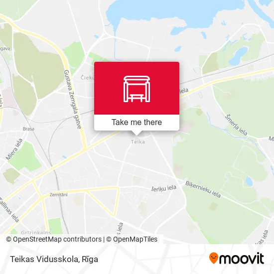 Карта Teikas Vidusskola