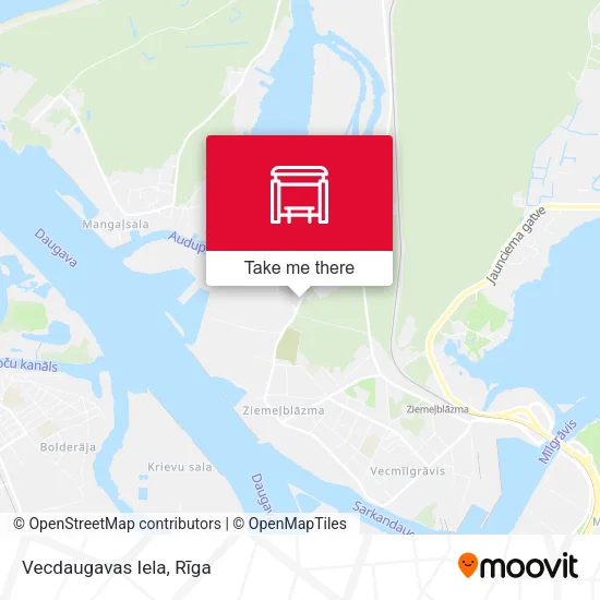 Карта Vecdaugavas Iela