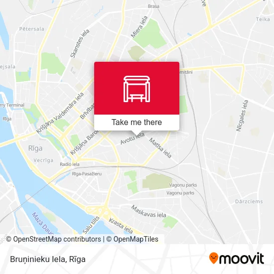 Карта Bruņinieku Iela