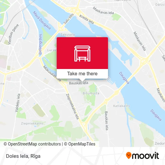 Карта Doles Iela