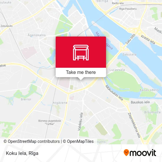 Карта Koku Iela