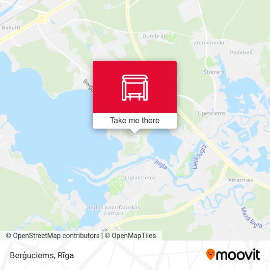 Карта Berģuciems