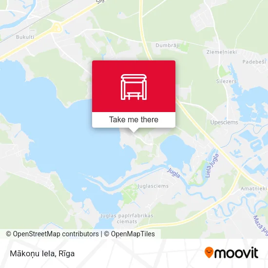 Карта Mākoņu Iela