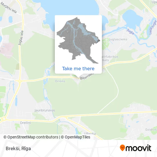 Карта Brekši