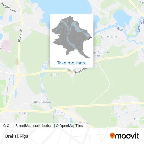 Карта Brekši