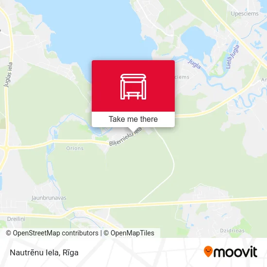 Карта Nautrēnu Iela