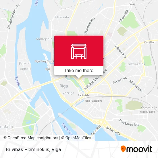 Brīvības Piemineklis map