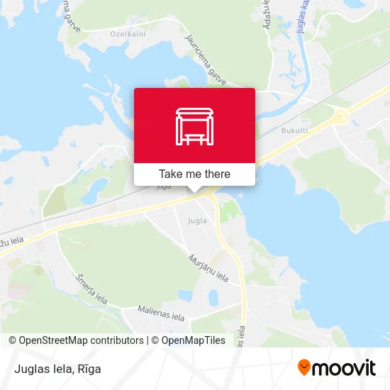 Карта Juglas Iela