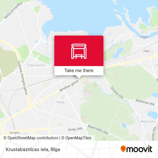 Krustabaznīcas Iela map