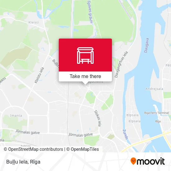 Карта Buļļu Iela