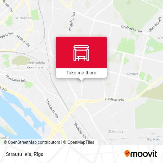 Карта Strautu Iela