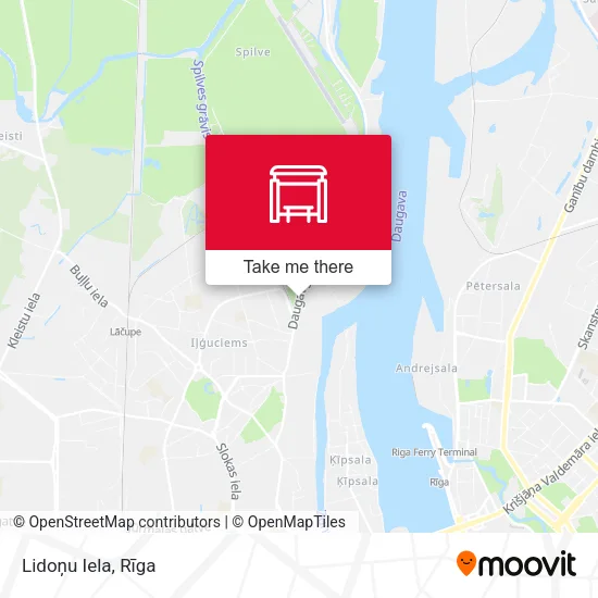 Карта Lidoņu Iela