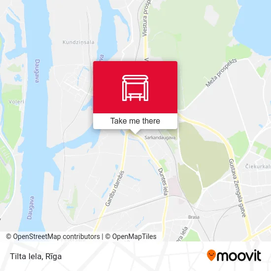 Карта Tilta Iela